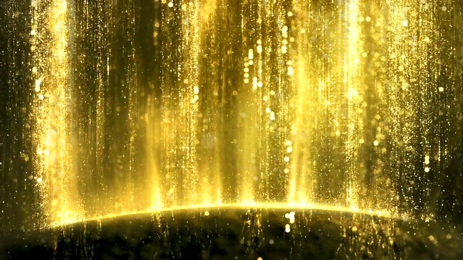 金色粒子音乐视频素材