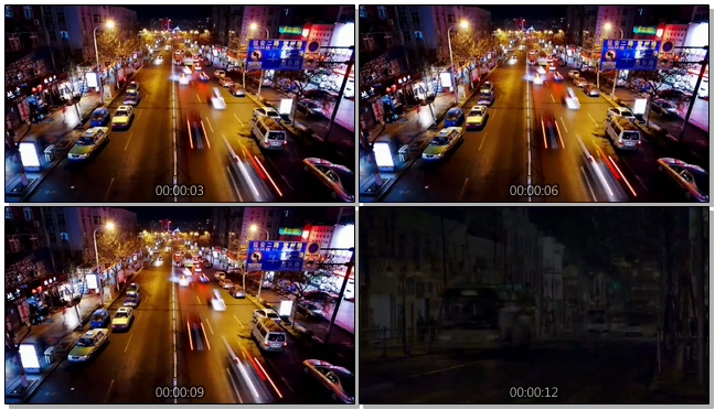 高清镜头下的城市车流拥挤实拍视频