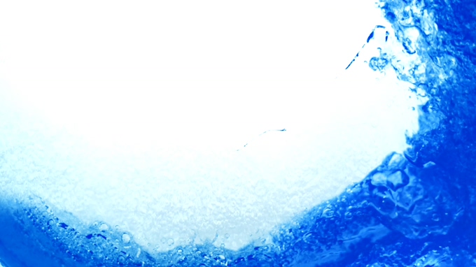蓝色水流动的边框视频素材