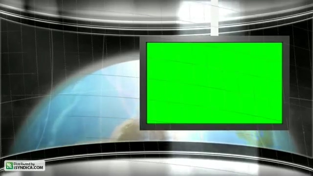 新闻直播间中地球仪转动的视频素材