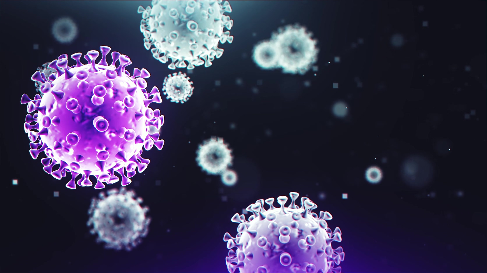 新型冠状病毒背景视频素材11