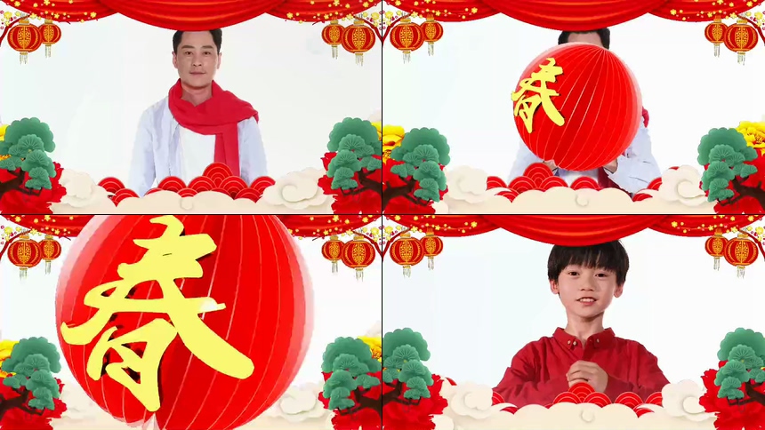 2022虎年春节祝福视频模板
